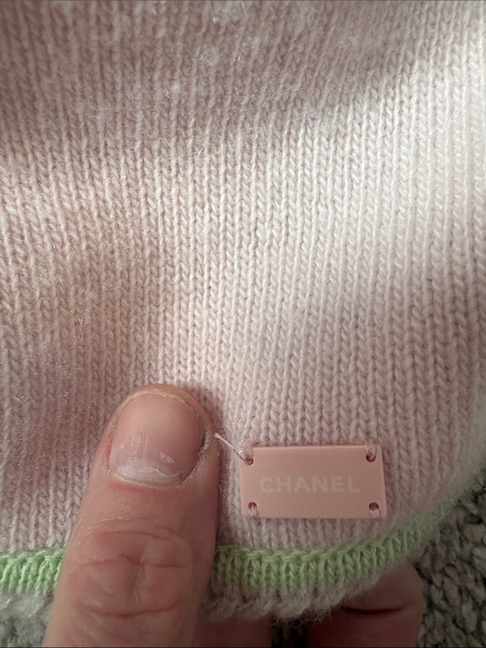 Authentic Vintage spring 2003 Chanel Cardigan-Cashmere “Candyland Era” series - Picture 2 of 7